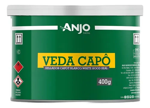 VEDA CAPO BRANCO 400G C/CATALIZADOR 60G ANJO