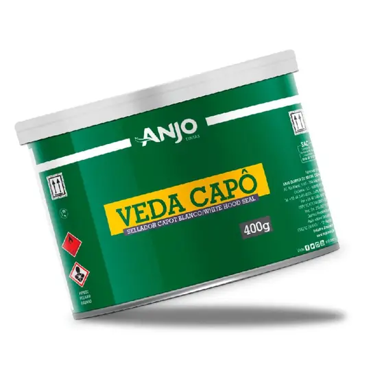 VEDA CAPO BRANCO 400G C/CATALIZADOR 60G ANJO