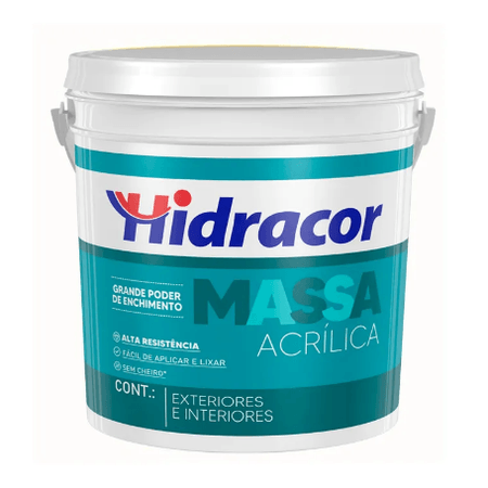 MASSA ACRILICA HIDRACOR BALDE 20KGS