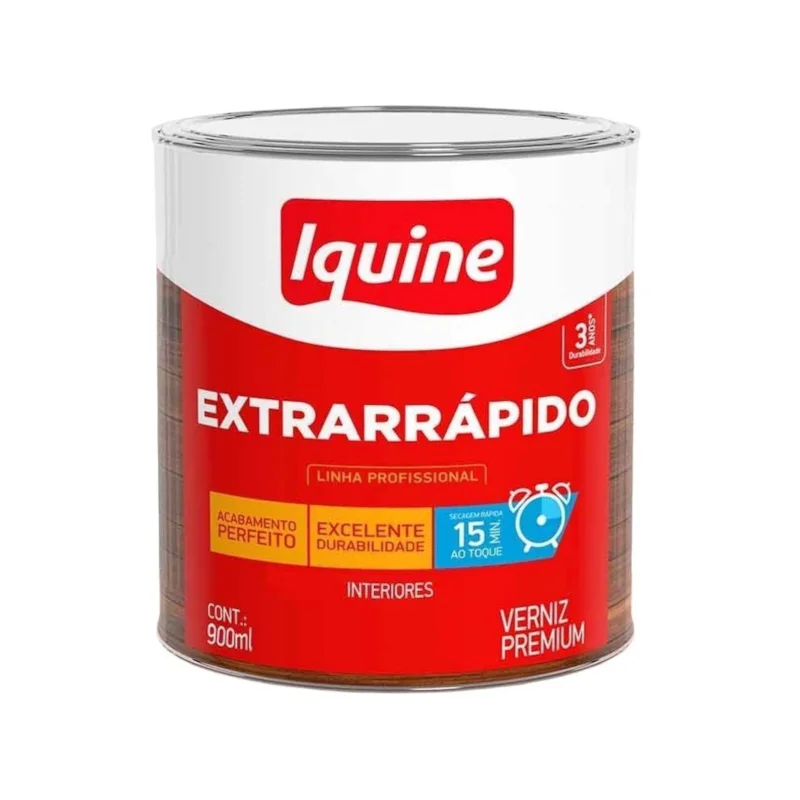 VERNIZ EXTRA RAPIDO IQUINE INCOLOR 900ML