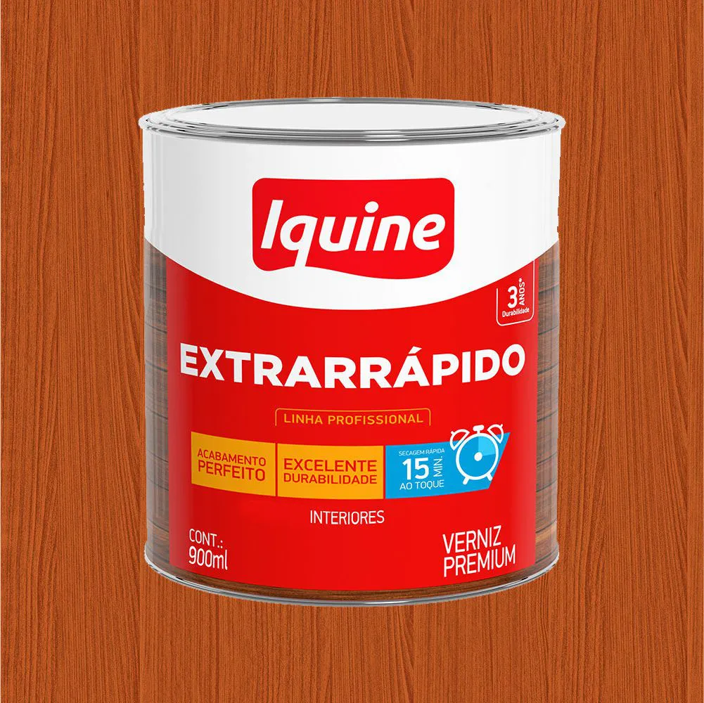 VERNIZ EXTRA RAPIDO IQUINE MOGNO 900ML
