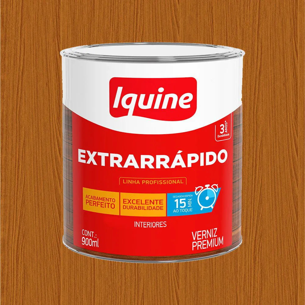 VERNIZ EXTRA RAPIDO IQUINE CEREJEIRA 900ML