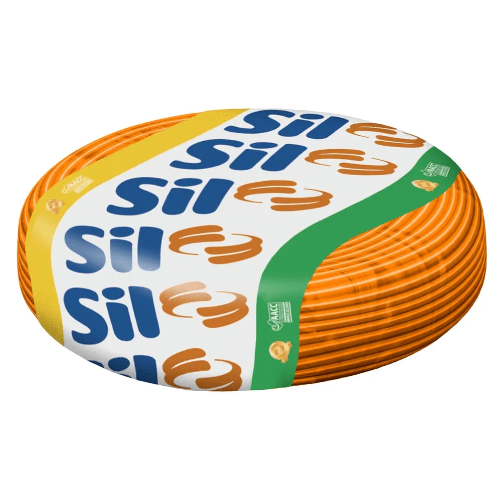 CABO FLEX SIL 1,5MMX100M LARANJA