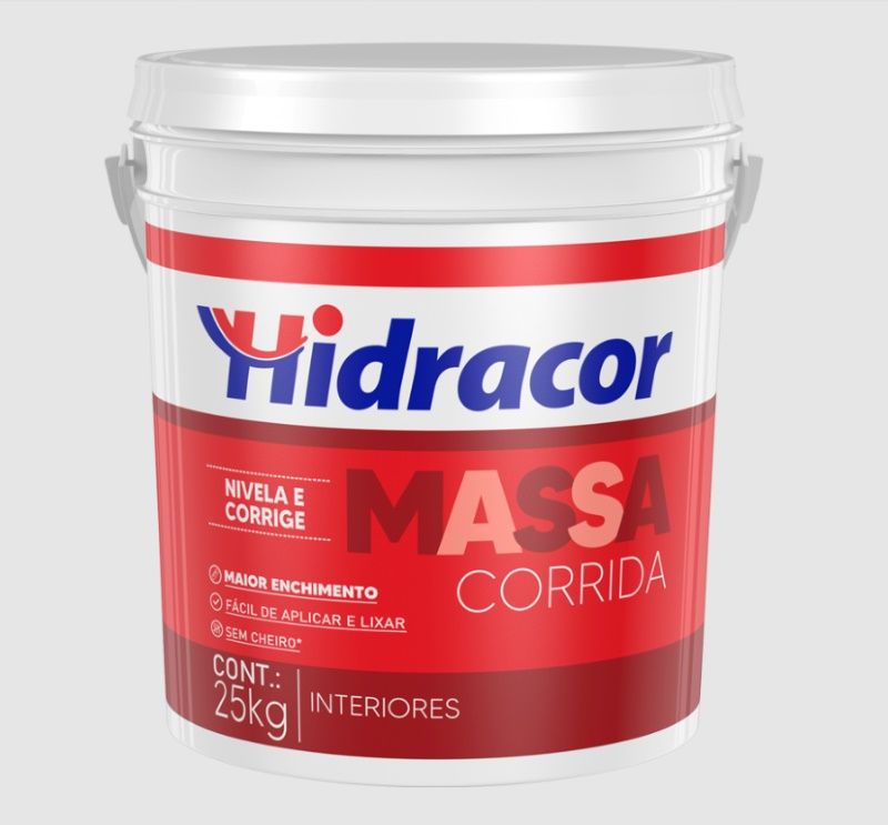 MASSA CORRIDA HIDRACOR BALDE 25KG
